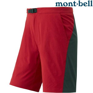 Mont-Bell O.D. Shorts 男款登山短褲/休閒彈性短褲 1105670 PA/DC 椒紅/炭灰