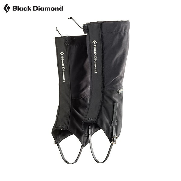 美國【Black Diamond】BLACK FRONTPOINT GAITERS 貼身綁腿 / 登山雪地防水護腿 / 貼合輕量 / 防風防雪（黑）
