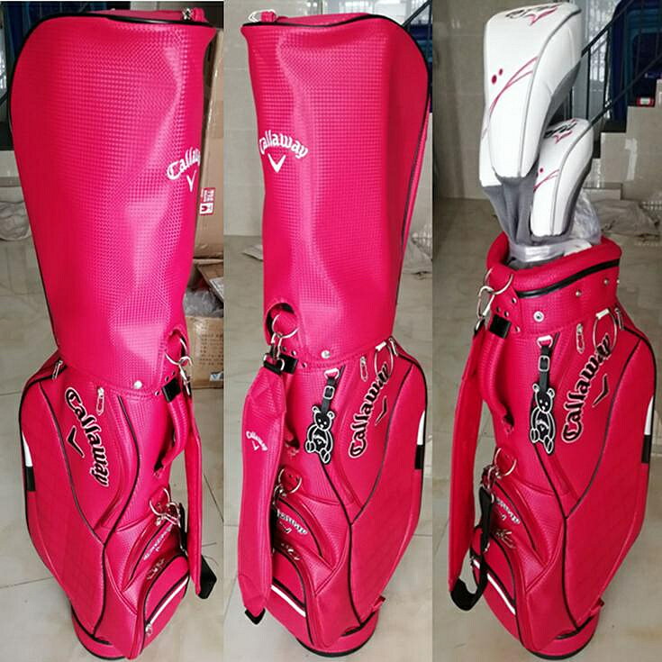 美津濃 MIZUNO efil 金粉色女士 高爾夫球桿 全套桿1號發球鐵木桿