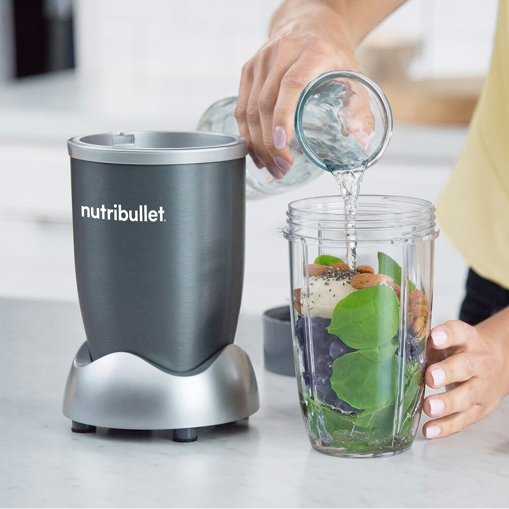 美國NutriBullet 600W高效營養果汁機(金屬灰) 2