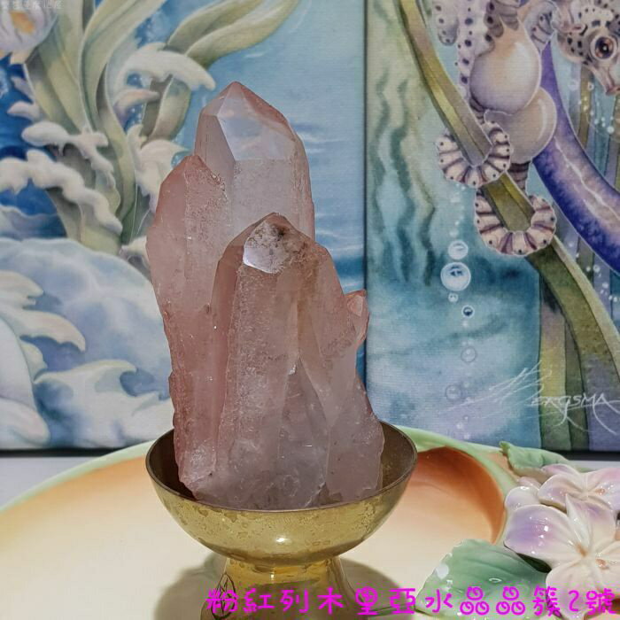 粉紅列木裡亞水晶晶簇2號 Pink Lemuria Crystal Cluster ~攜帶修補被破壞的陰效能量的編碼
