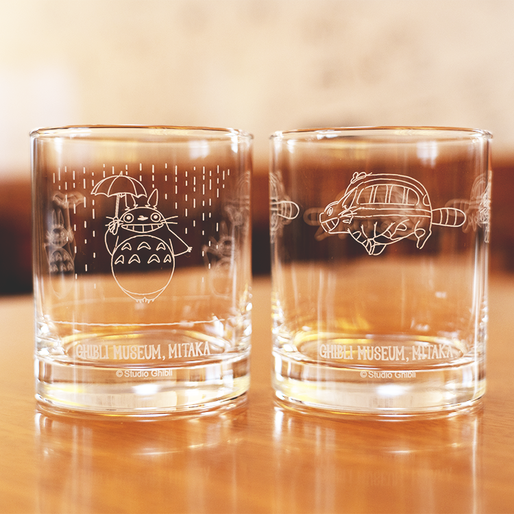 真愛日本 日本三鷹美術館 限定玻璃杯組 龍貓連續動畫 日本製玻璃杯 龍貓玻璃杯 酒杯 茶杯 杯子 果汁杯