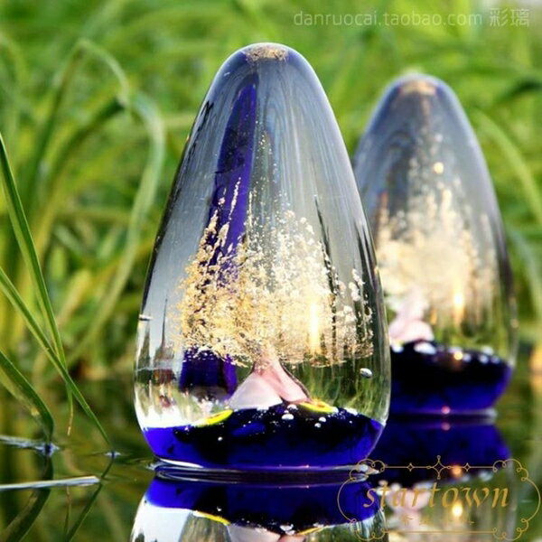 招發財搖錢樹擺件開業禮物玻璃工藝品小清新【繁星小鎮】