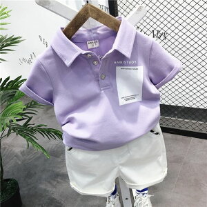 男童翻領PoloT恤短袖夏季新款兒童韓版時尚純棉寶寶洋氣上衣