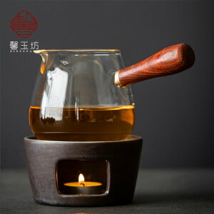 日式溫茶爐復古陶瓷暖茶器蠟燭加熱茶壺底座烤茶爐酒精爐