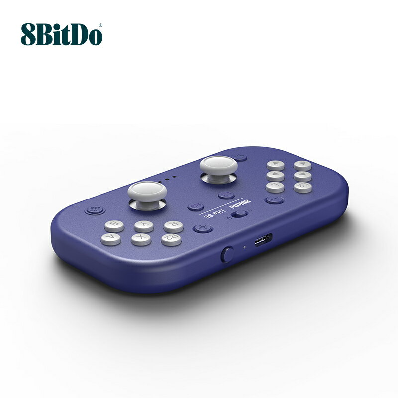 八位堂 8BitDo Lite SE 輕薄藍牙游戲手柄 全輕力按鍵搖桿 體感震動無線Switch游戲機安卓蘋果手機塞爾達傳說-朵朵雜貨店