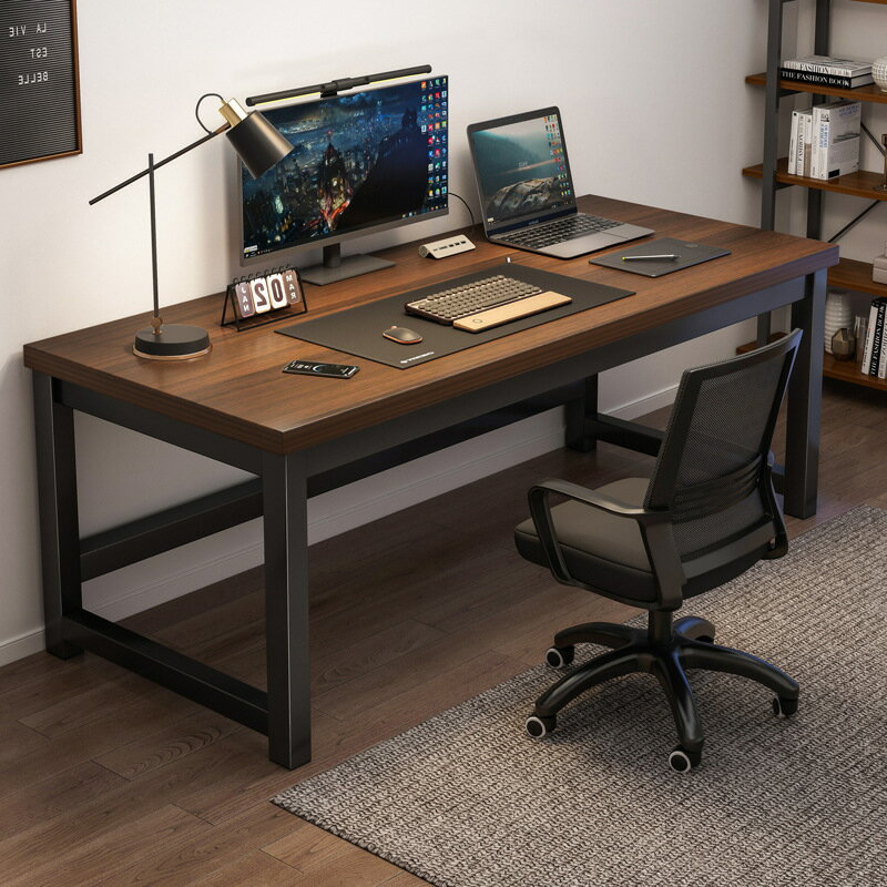 電腦桌 辦公桌 電腦桌臺式家用書桌簡易辦公桌簡約現代學生學習寫字桌工作臺桌子