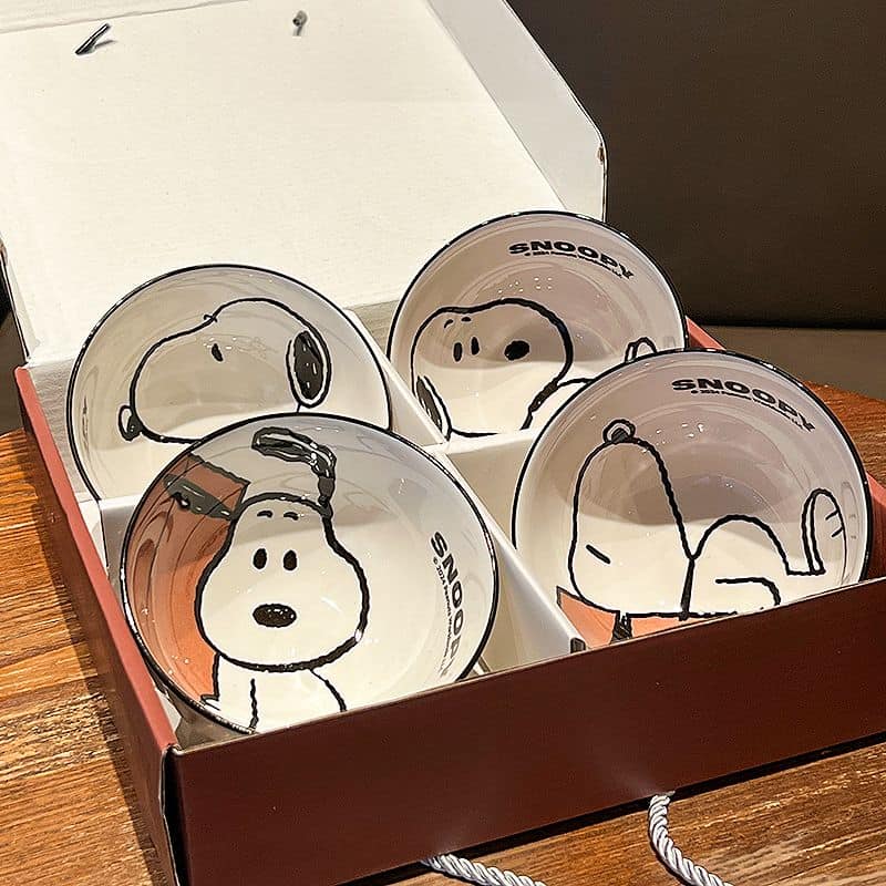 長壽狗狗四款飯碗禮盒組 1