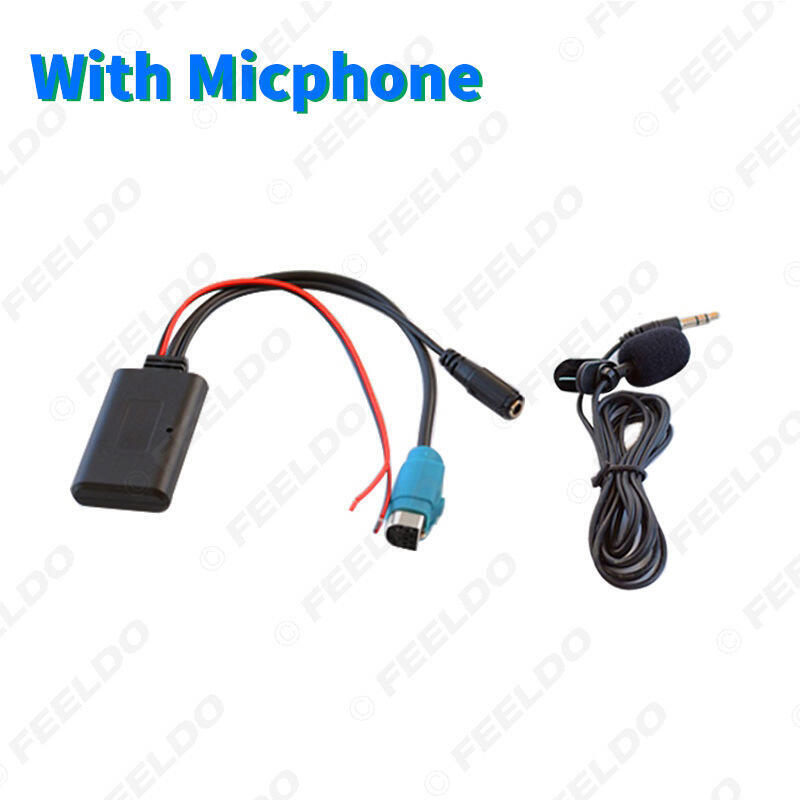 48h出貨丶適用阿爾派alpine kce-236b 9870 cd無線音頻線轉接線 mic