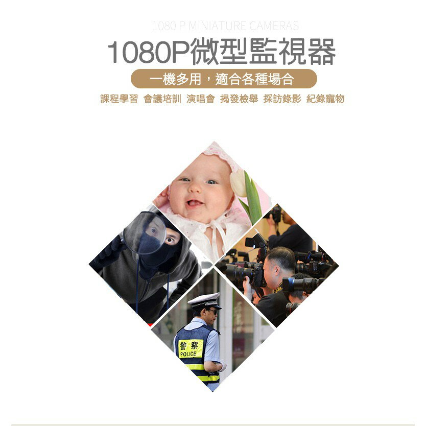 【APP 4%】領先者 SQ11 微型攝影機 監視器 迷你骰子型 針孔攝像機 夜間清晰1080P 3