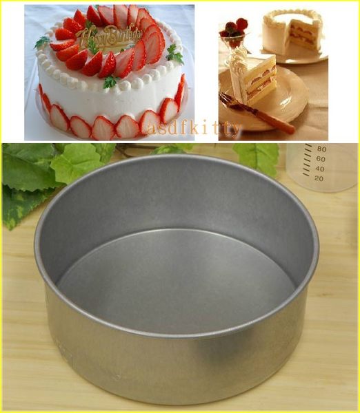 廚房【asdfkitty】日本CAKELAND-圓型戚風蛋糕模型-15公分-6吋-可活動分離脫模-日本製