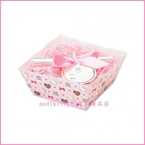 asdfkitty可愛家☆kitty巧克力包裝盒/禮物盒/可裝餅乾小蛋糕-日本正版-日本製