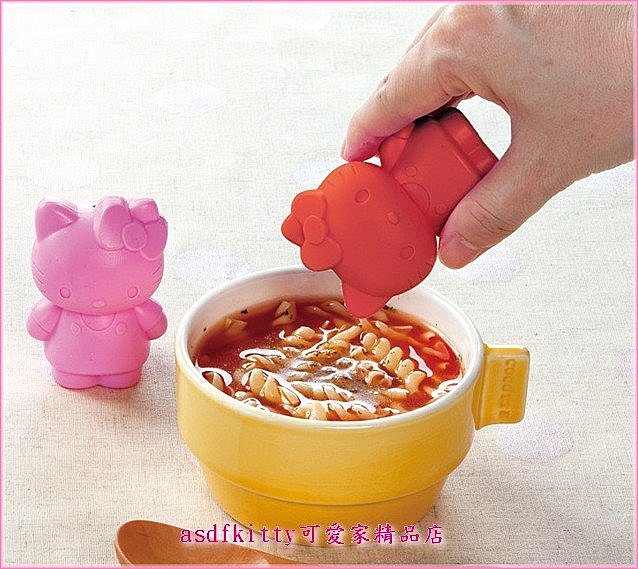 asdfkitty☆特價 KITTY紅粉造型調味罐2入-日本正版商品