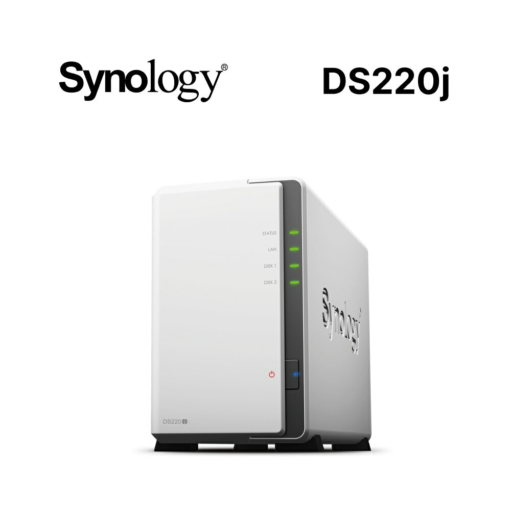 【hd數位3c】Synology DS220J 【2Bay】Realtek RTD1296 四核心/512MB/G-LAN*1/U3*2【下標前請先詢問 有無庫存】