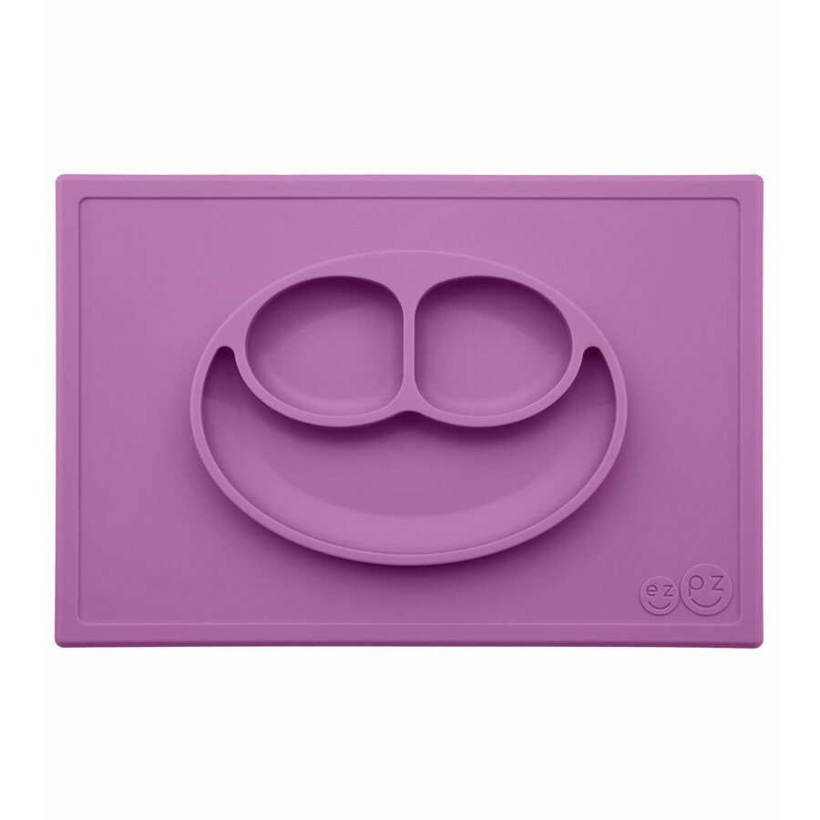 美國 EZPZ Happy Mat 餐盤 - 甜莓紫
