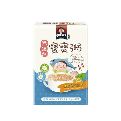 桂格 寶寶粥-鮭魚鮮蔬 (4包/盒)【杏一】