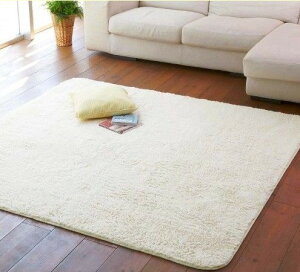 外銷日本等級 190*190 CM 高級純色 防滑超柔 絲毛地毯 (客製訂作款)