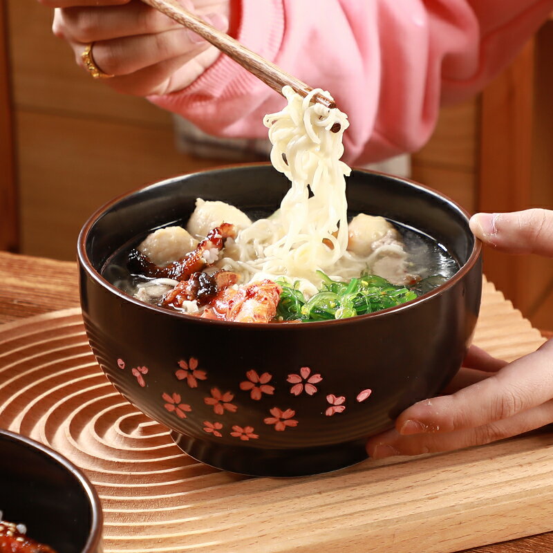 日式陶瓷餐具麵碗湯碗家用拉麵碗大碗泡麵碗復古大號飯碗吃面條碗