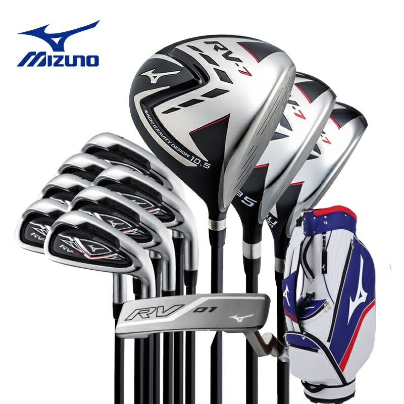 新款Mizuno美津濃高爾夫球桿男士套桿RV-7初中級全套球桿碳素桿身