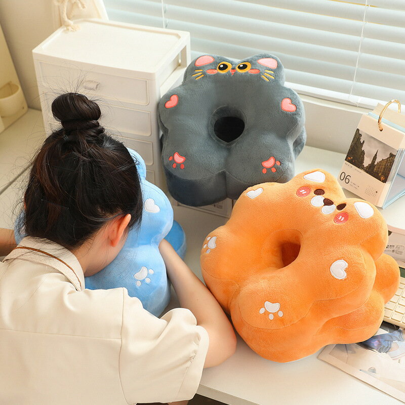 餅乾午睡枕學生趴睡枕夏季冰絲抱枕午休枕頭辦公室女生 1