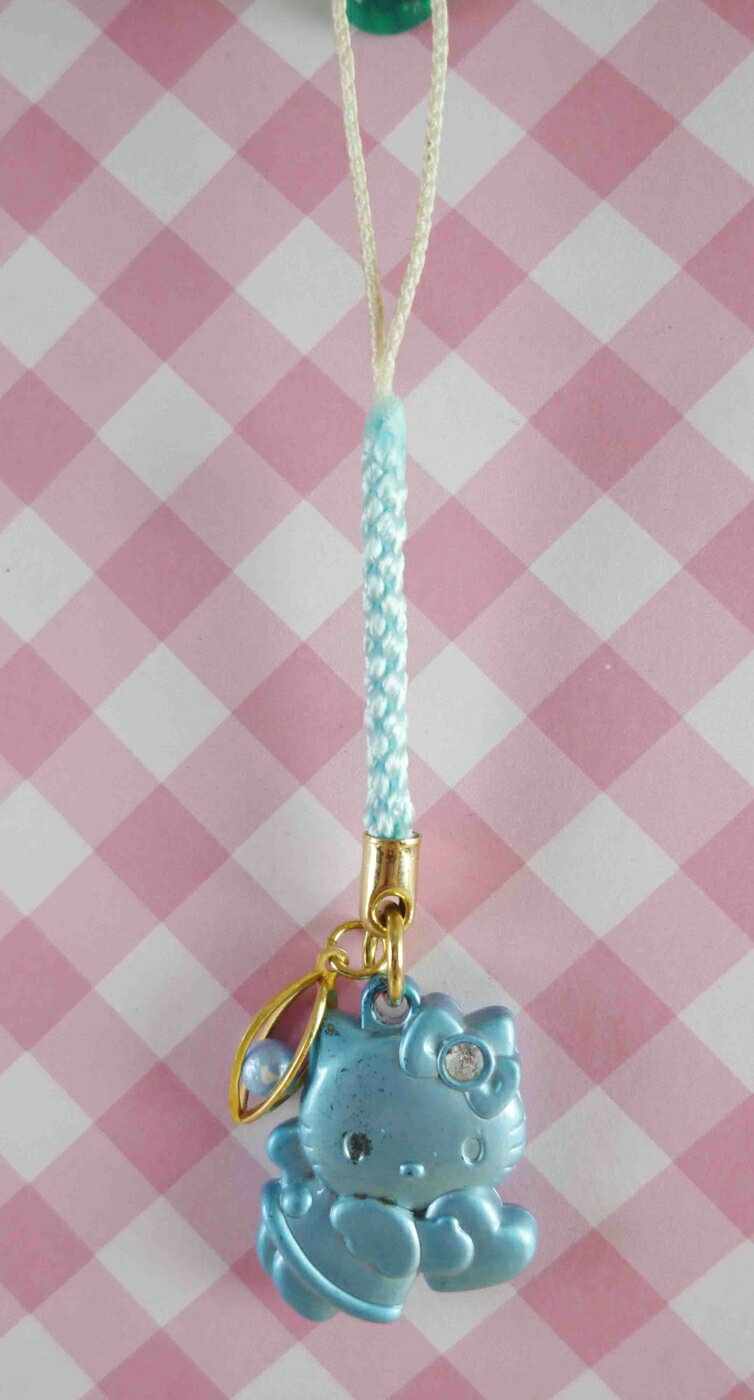【震撼精品百貨】Hello Kitty 凱蒂貓 KITTY手機提帶-藍天使 震撼日式精品百貨