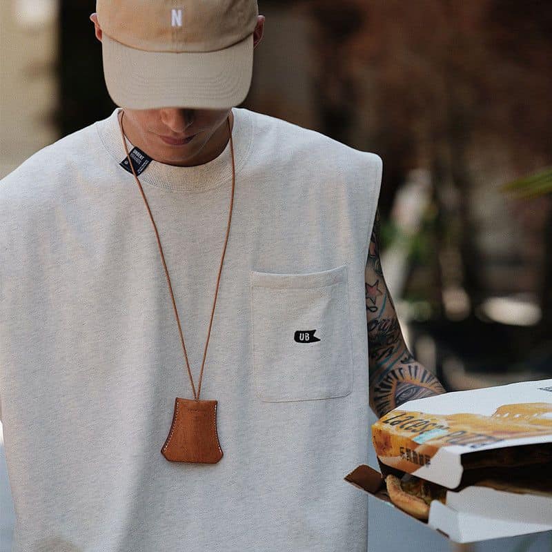 夏季寬版男士休閒口袋背心