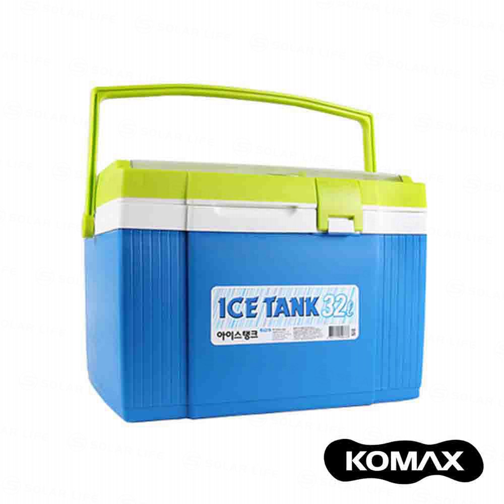 韓國KOMAX 戶外露營行動保溫冰箱桶32L 索樂生活 攜帶手提式休閒船海釣魚生鮮飲料食物收納隨身保冷藏箱