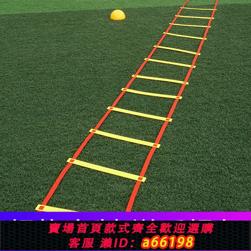【臺灣公司 可開發票】足球訓練器材繩梯軟梯跳格梯敏捷梯籃球輔助訓練跆拳道體能裝備