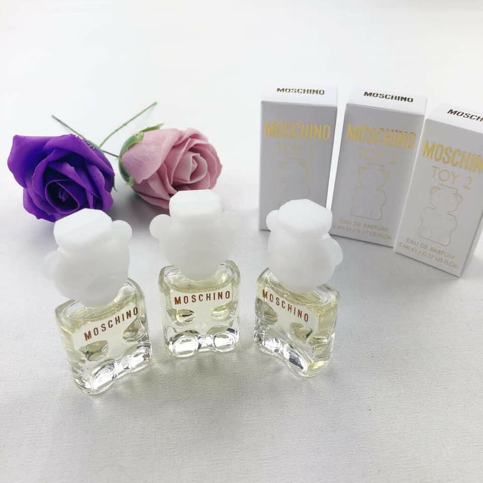 【原裝沾式小香水】MOSCHINO TOY2 熊芯未泯2 女性淡香精 5ML｜期間限定◆秋冬迷人香氛