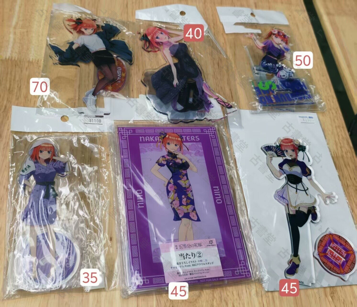 正版中野二乃五等分的新娘立牌 日谷穀子周邊 百分百正品 漫畫愛好者收藏好選擇