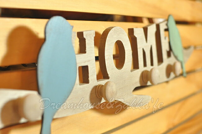Zakka 鄉村風 復古仿舊 木製小鳥 壁掛/掛勾/衣帽架 《 HOME 》★ 夢想家精品家飾 ★