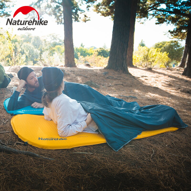 naturehike挪客自動充氣墊戶外單人便攜帳篷沖氣墊野外露營防潮墊