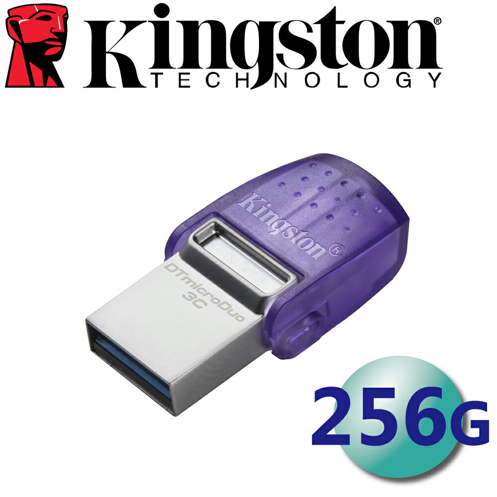 Kingston 金士頓 256GB DTDUO3CG3 DataTraveler Type-C USB3.2 隨身碟 256G