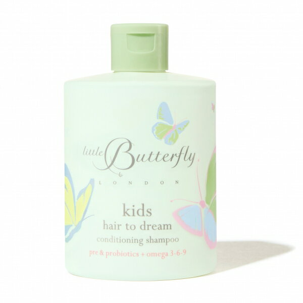 【倫敦小蝴蝶 Little Butterfly London】3+歡樂益菌兒童潔髮露300ml/瓶 (3歲以上/兒童洗髮精/潔髮露)