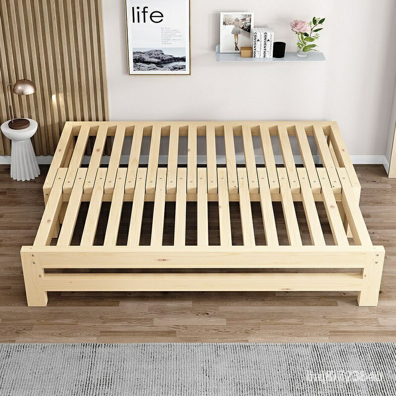 顧家全屋設計 實木摺叠床 全實木伸縮床 實木沙發床 榻榻米抽拉床 多功能兩用伸縮床 午休床 小戶型推拉床 超實惠床 2