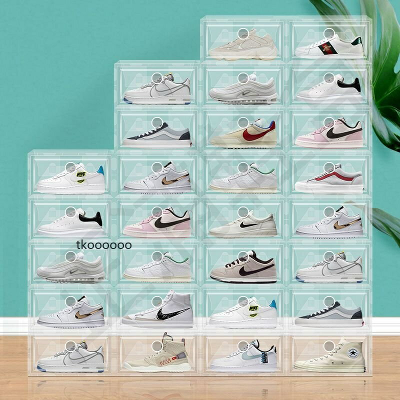 20個裝鞋盒 收納盒透明抽屜式鞋子 網紅鞋櫃鞋架神器 省空間家用加厚
