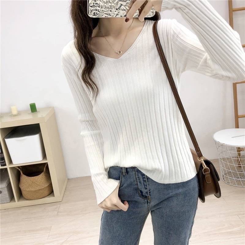 坑條針織內搭甜妹秋冬必備單品-多色【B393264】