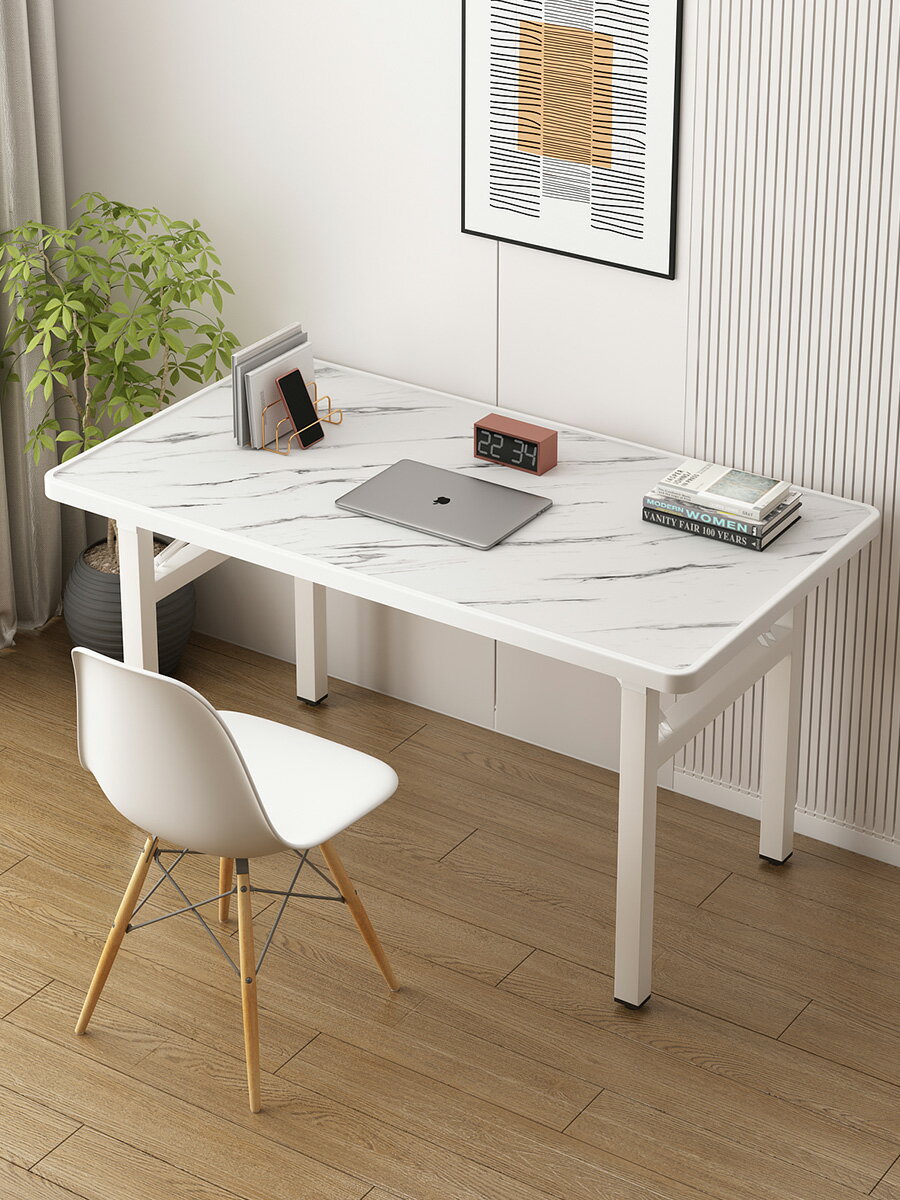 可折疊電腦桌簡易餐桌家用臥室書桌簡約現代學生寫字桌租房小桌子