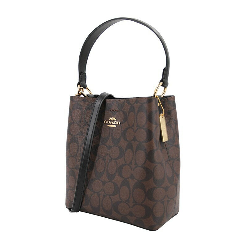 COACH 女士小號單肩斜跨斜背包 水桶包PVC配皮2312(現貨) 【 菲尼斯 國際精品 ★ 疊加現抵$1520 】 女神手袋美的三次方 5