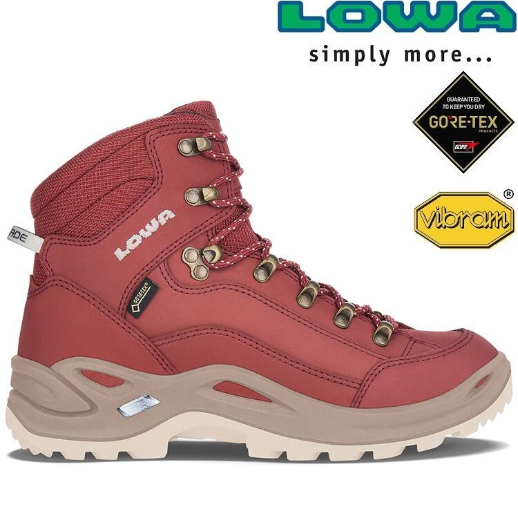 Lowa Renegade GTX Mid 女款 中筒防水登山鞋/健行鞋 LW320945 0331 辣椒紅
