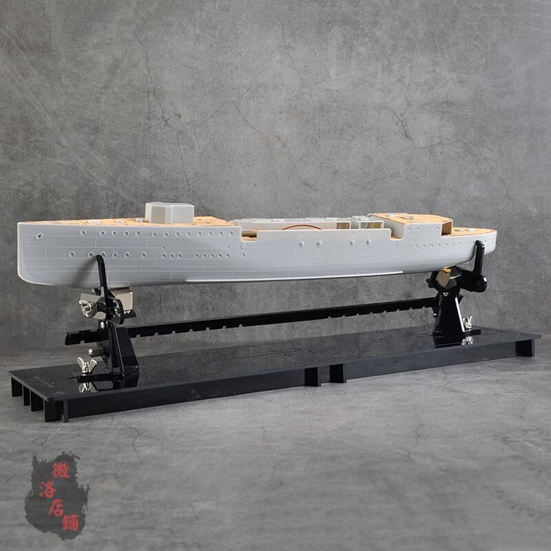 【優選百貨】【免費開發票】【模型】柯作軍模模型製作工具工作臺座航模航母軍艦船艇舊化上色輔助支架M2020