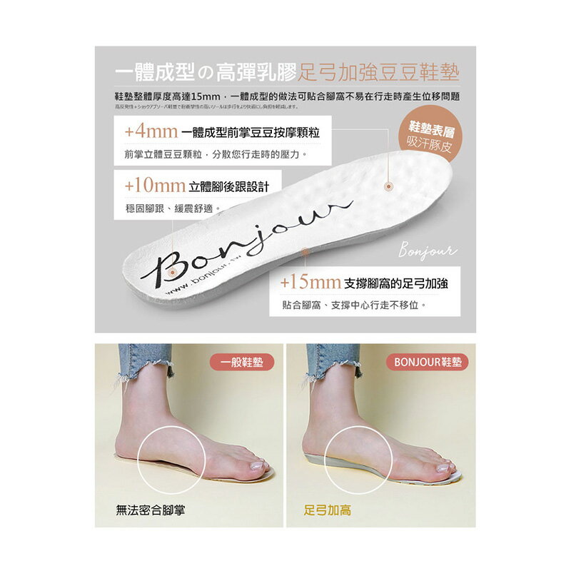 BONJOUR☆磨腳Out！2WAY懶人休閒厚底鞋【ZB0359】5色 5
