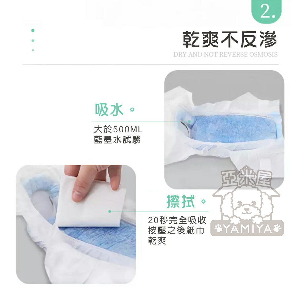 噓噓shh-寵物尿布 寵物紙尿褲 寵物紙尿布 公母狗尿布 狗狗紙尿布 禮貌帶 生理褲 紙尿布 紙尿褲《亞米屋Yamiya》 4