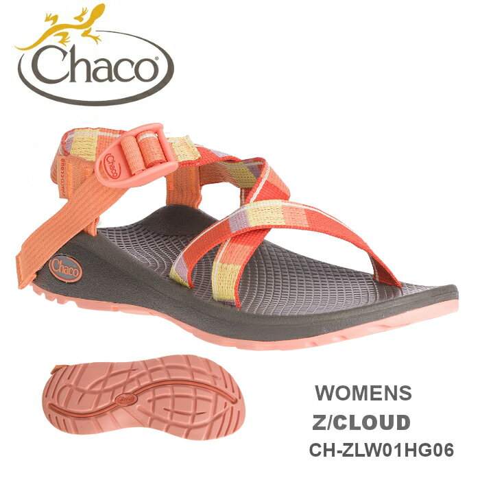 【速捷戶外】美國 Chaco Z/CLOUD 越野紓壓運動涼鞋 女款CH-ZLW01HG06 -標準(吸睛老虎),戶外涼鞋,運動涼鞋