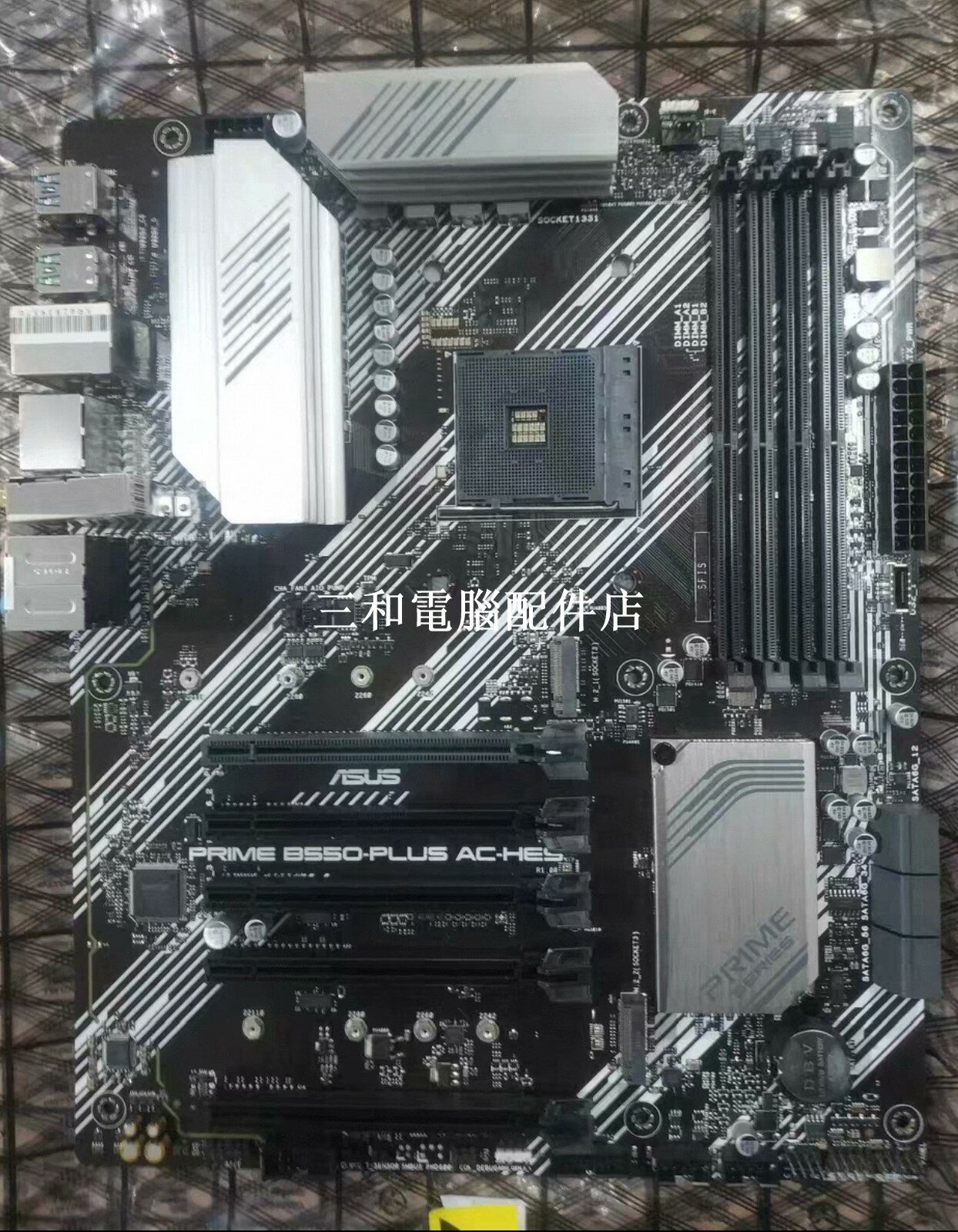 華碩 PRIME B550-PLUS AC 主機板 AM4 銳龍 3 5 代 DDR4 雙 M 2 PCIe 4 0 無線網絡卡 新成色