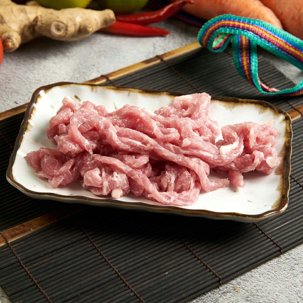 【九安生鮮市集】生鮮豬肉《二層肉肉絲》一份/300g