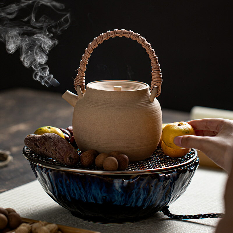 圍爐煮茶家用室內煮茶壺套裝網紅插電奶茶茶壺罐罐壺煮茶器電陶爐