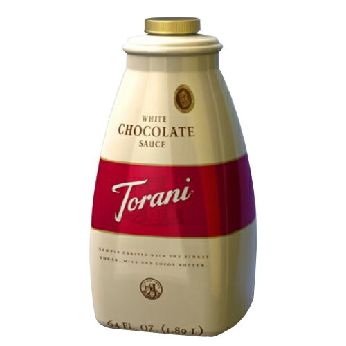 裝飾醬--白巧克力醬 Torani-美國特朗尼 64OZ/罐 (有效期限：2024/4/6)-【良鎂咖啡吧台原物料商】