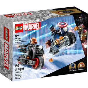 樂高LEGO 76260 SUPER HEROES 超級英雄系列 Black Widow & Captain America Motorcycles