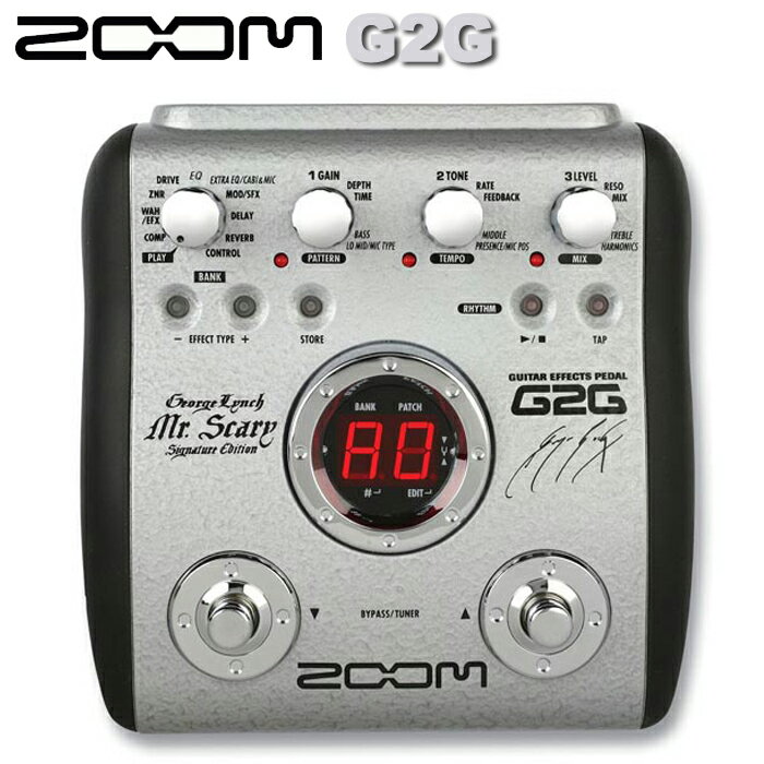 【非凡樂器】ZOOM 吉他綜合效果器 G2G George Lynch 簽名代言吉他效果器